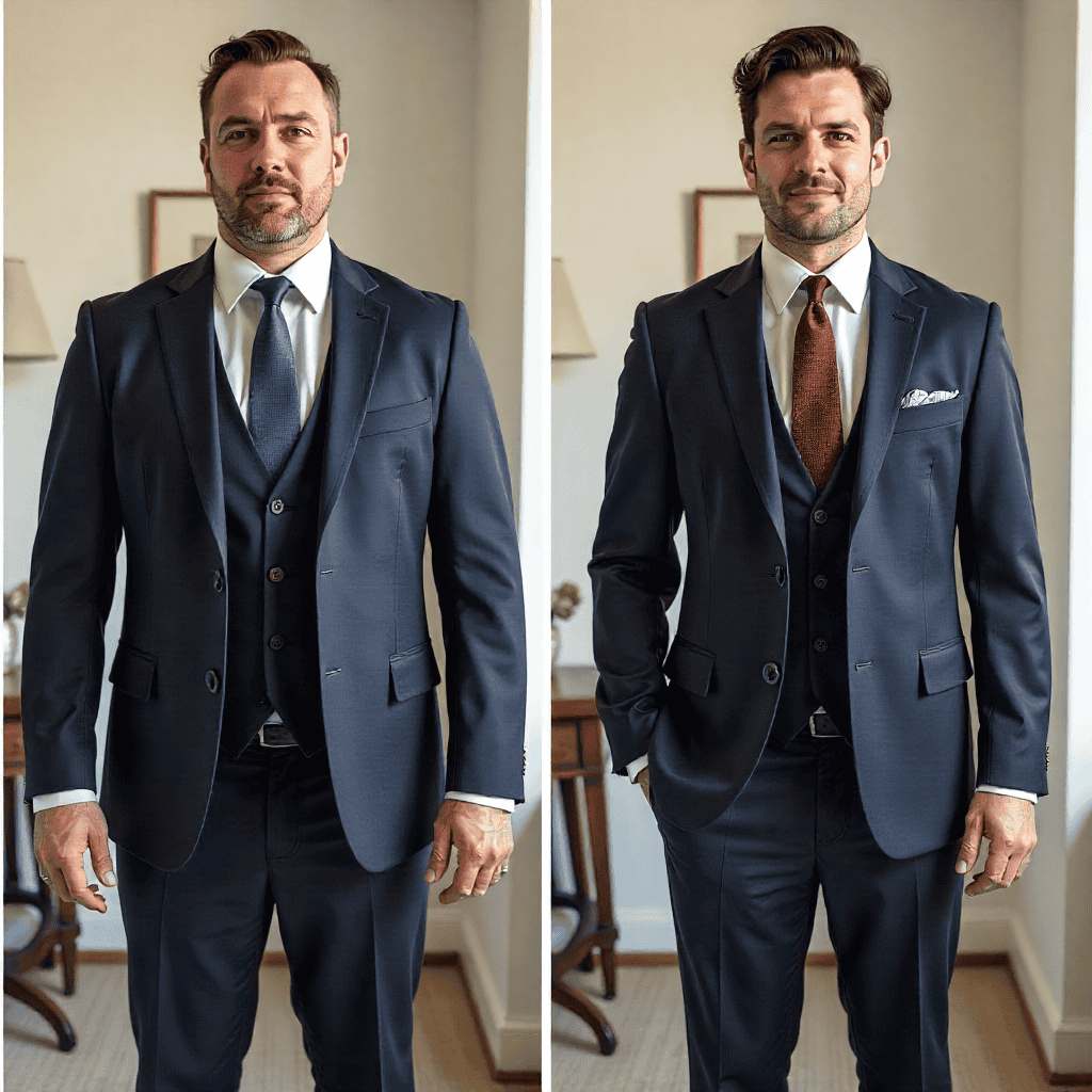 Tailored business suit